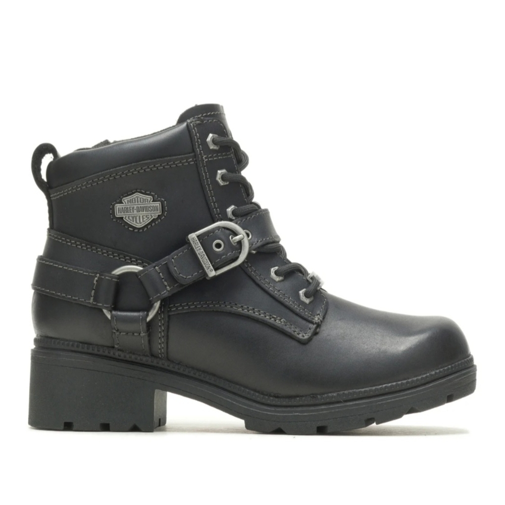 Harley-Davidson Women's Black Moto Boots - Picture 5 of 7